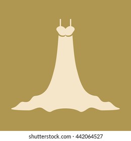 Gown Icon. 