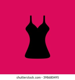Gown Icon. Eps-10.