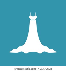 Gown Icon. Eps-10.