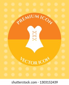 Gown Icon for Web. Application, Software & Graphic Design.