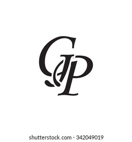 GP initial monogram logo