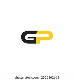 GP initials logo in yellow and black on a white background