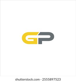 GP initials logo in yellow and gray on a white background