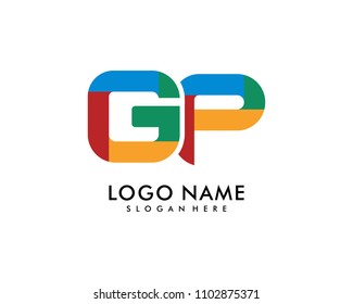 GP Letter Logo Template