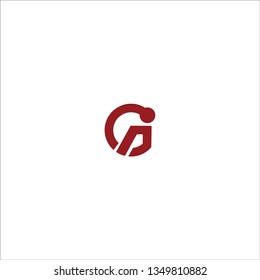 GP logo initial letter design template