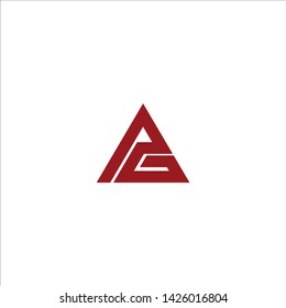 GP logo initial letter design template