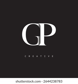 GP Monogram Logo Minimal Elegant Letter mark for Luxury, Fashion   Creative Brands	
