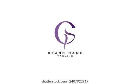 GP, PG, Abstract initial monogram letter alphabet logo design