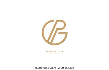 GP, PG, G, P, Abstract Letters Logo Monogram