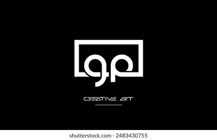 GP, PG, G, P abstract letters logo monogram