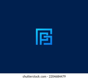 Gp, pg initial logo monogram designs modern vector templates