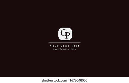GP or PG letter logo. Unique attractive creative modern initial GP PG G P initial based letter icon logo