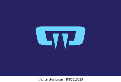 GP PG PP GG Letter Initial Logo Design Template