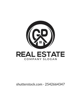 PLANTILLA de Logotipo de GP Real Estate