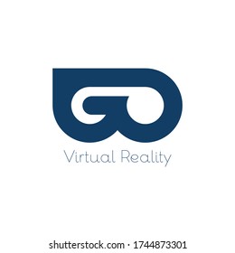 GP Virtual Reality logo, 3D VR Eyewear Concept