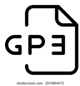 GP3 is a required file format for video and associated speech audio media typess