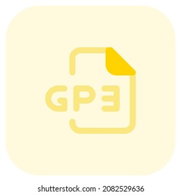 GP3 is a required file format for video and associated speech audio media typess