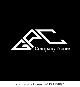 GPC logo design, GPC simple and modern logo. GPC luxurious alphabet design  