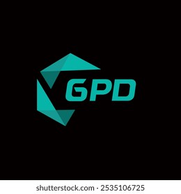 GPD creative minimalist letter logo. GPD unique vector initials alphabet letter logo design
