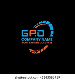 GPD letter logo creative design with vector graphic, GPD simple and modern logo. GPD luxurious alphabet design  