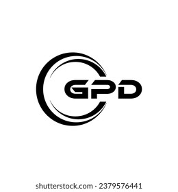 GPD Logo Design, Inspiration for a Unique Identity. Modern Elegance and Creative Design. Watermark Your Success with the Striking this Logo.