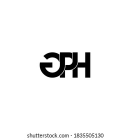 gph letter original monogram logo design