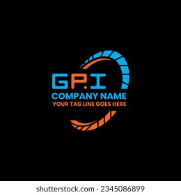 GPI letter logo creative design with vector graphic, GPI simple and modern logo. GPI luxurious alphabet design  
