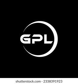 GPL Logo Design, Inspiration for a Unique Identity. Modern Elegance and Creative Design. Watermark Your Success with the Striking this Logo.