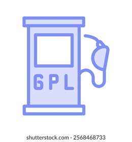 Gpl Station duotone line icon , vector, pixel perfect, illustrator file