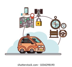 gps application set icons