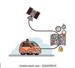 gps application set icons