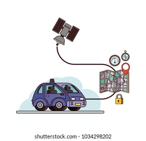 gps application set icons
