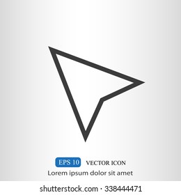 GPS arrow icon