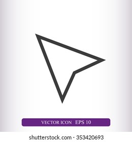 GPS arrow icon