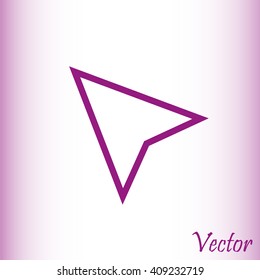 GPS arrow icon
