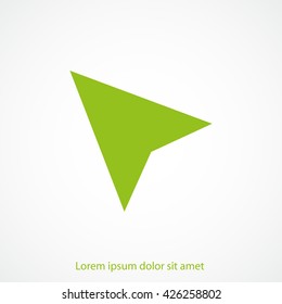 GPS arrow icon
