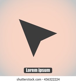 GPS arrow icon
