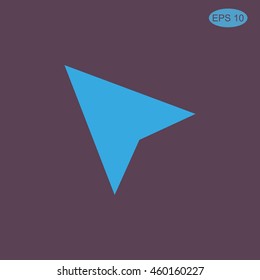 GPS arrow icon
