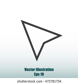 GPS arrow icon