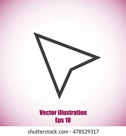 GPS arrow icon