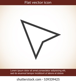 GPS arrow icon