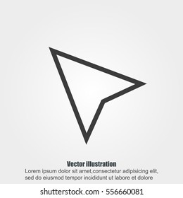 GPS arrow icon