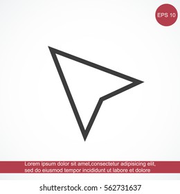 GPS arrow icon