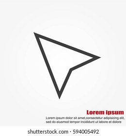 GPS arrow icon