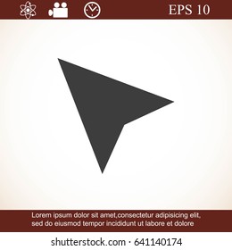 GPS arrow icon