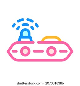 gps beacon color icon vector. gps beacon sign. isolated symbol illustration