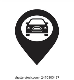 GPS car tracker icon. Vehicle Location icon