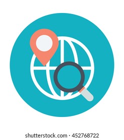 GPS Colored Vector Icon