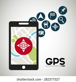 gps concept design, vector illustration eps10 graphic 