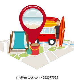 gps concept design, vector illustration eps10 graphic 